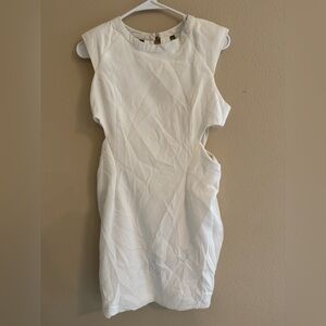 Foreign Exchange White mini dress